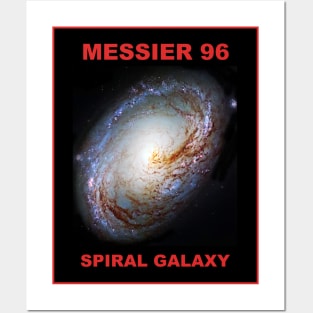 Messier 96 Spiral Galaxy Posters and Art
